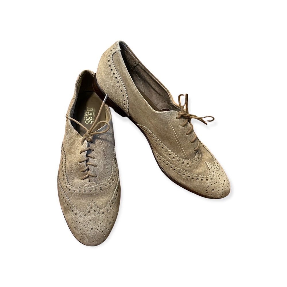 Gorgeous Vintage GH Bass Suede Oxford Wingtip